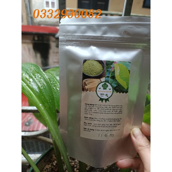 Tinh lá sen tươi 40g túi zíp/7-10 ngày