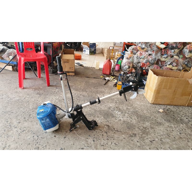 Bộ Máy Chạy Thuyền, Xuồng động cơ Hyundai HTU55 2 thì .Động cơ chạy thuyền hơi xuồng ghe mini