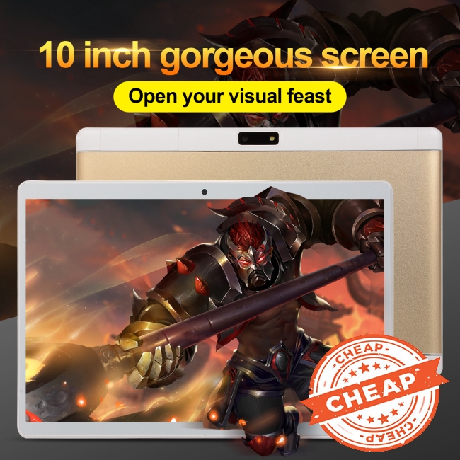 10.1 Inch HD Game Tablet Computer PC Android 8.0 6+64GB Dual Camera Tablet