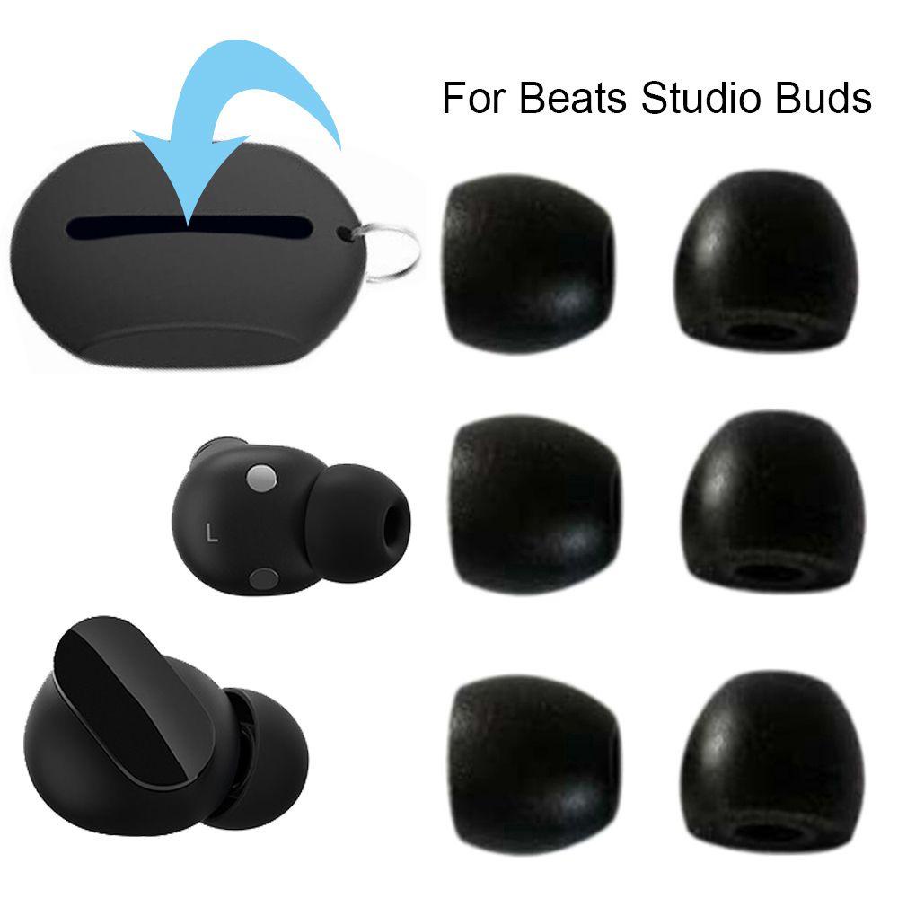 Chelsea Set 3 Cặp Nút Bọc Tai Nghe Bằng Bọt Biển Mềm Chống Bụi Chống Thất Lạc Cho beats studio buds