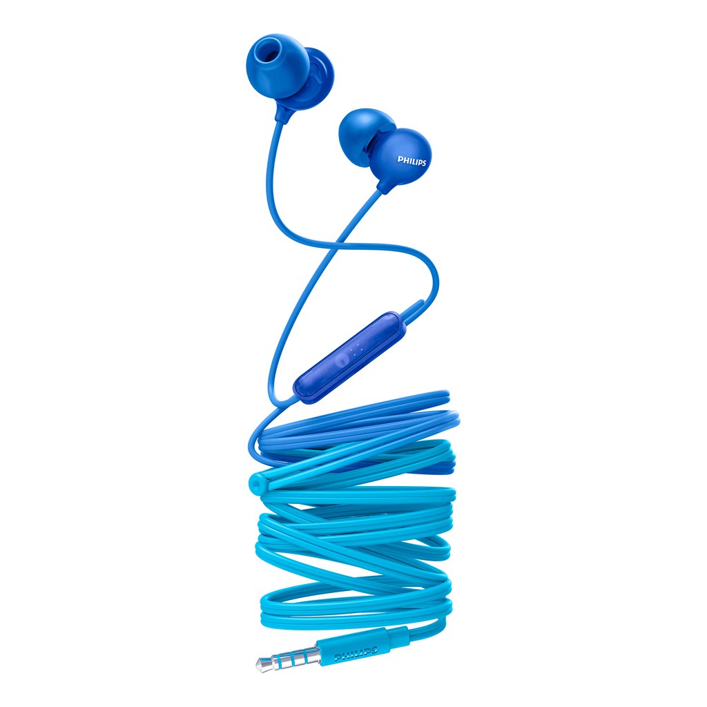 Earphone Philips SHE2405BL/00-Blue, with Mic