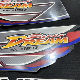[HUYỀN THOẠI MỘT THỜI] TEM DÁN XE DREAM ĐỜI 1997 3 LỚP CAO CẤP