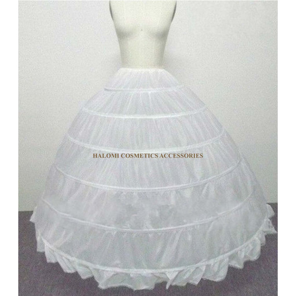 Tùng phồng váy cô dâu 6 tầng rộng 140cm, cao 100cm chuyên dùng cho váy cưới vừa, khung chắc chắn
