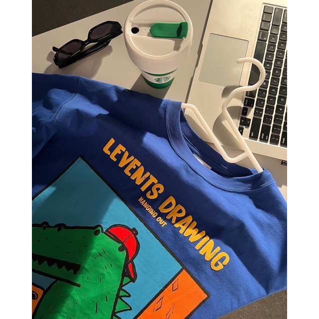 Áo Thun Tee Levents “ Cá sấu cute” Tặng Kèm Giấy Thơm