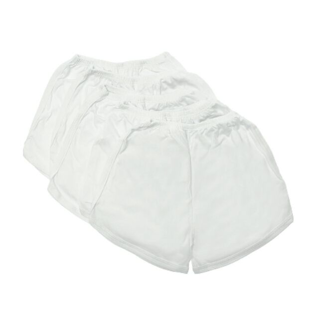 Quần thể thao trắng không in Nanio