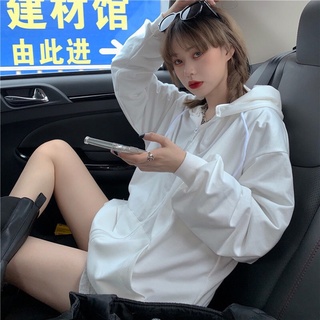 Áo hoodie zip trơn