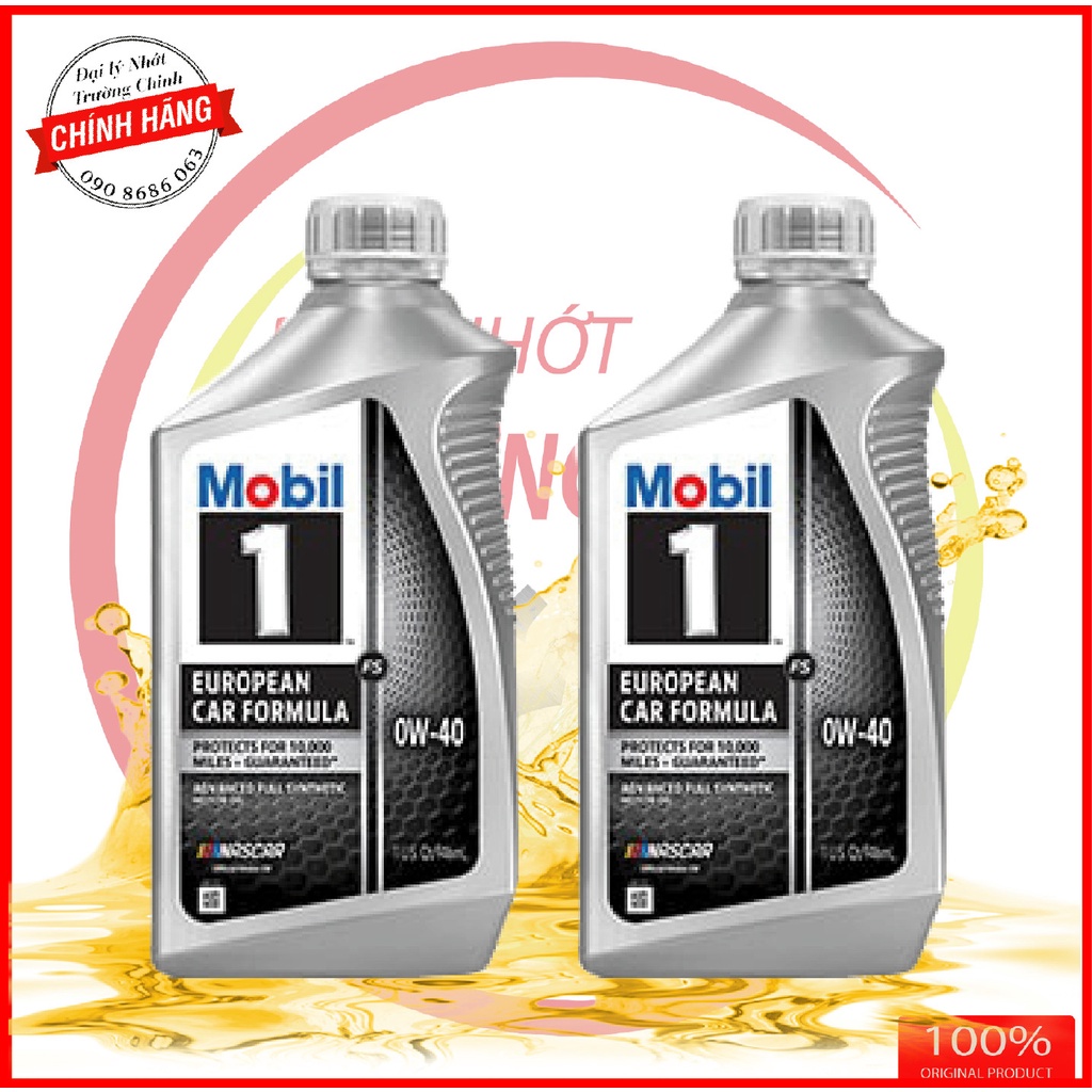 Thùng Mobil 1 0W40 6 hàng chính hãng nhập khẩu Mỹ bình dành cho ô tô và xe ga cao cấp
