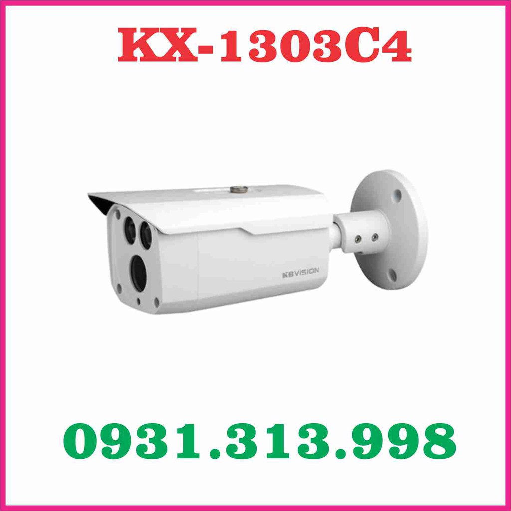 Camera KBVISION KX-1303C4 1.3MP (CVI, TVI, AHD, Analog)