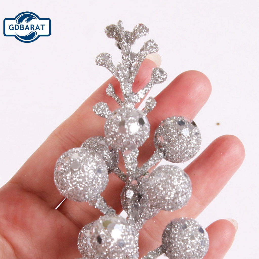 Quả mọng giả lấp lánh dùng trang trí giáng sinh