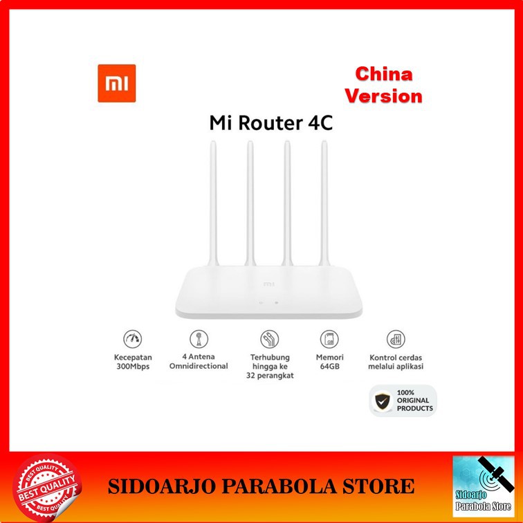 Thiết Bị Phát Wifi Xiaomi 4C 300Mbps 2.4Ghz 4
