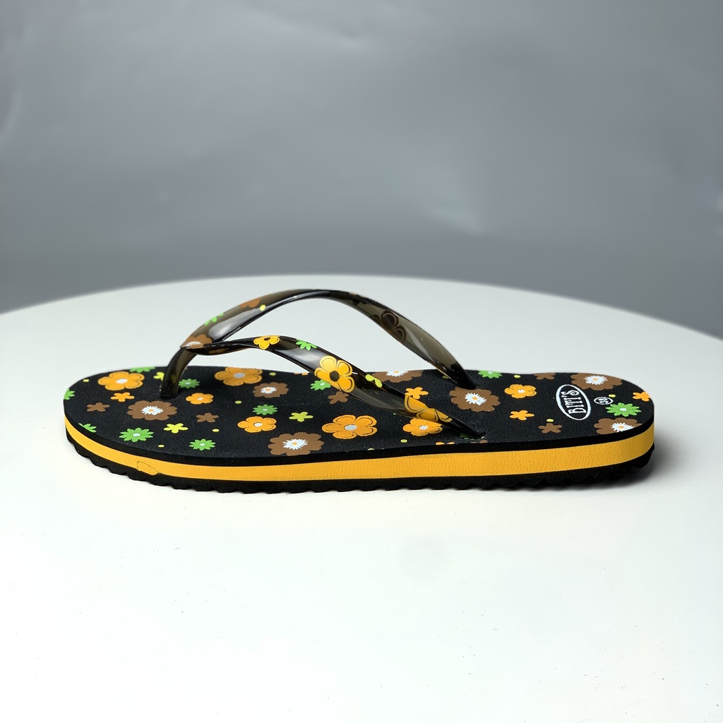 Dép kẹp nữ BlTIS ❤️FREESHIP❤️ Dép tông xỏ ngón nữ quai nhựa hoa đế xốp 2cm DLW041600