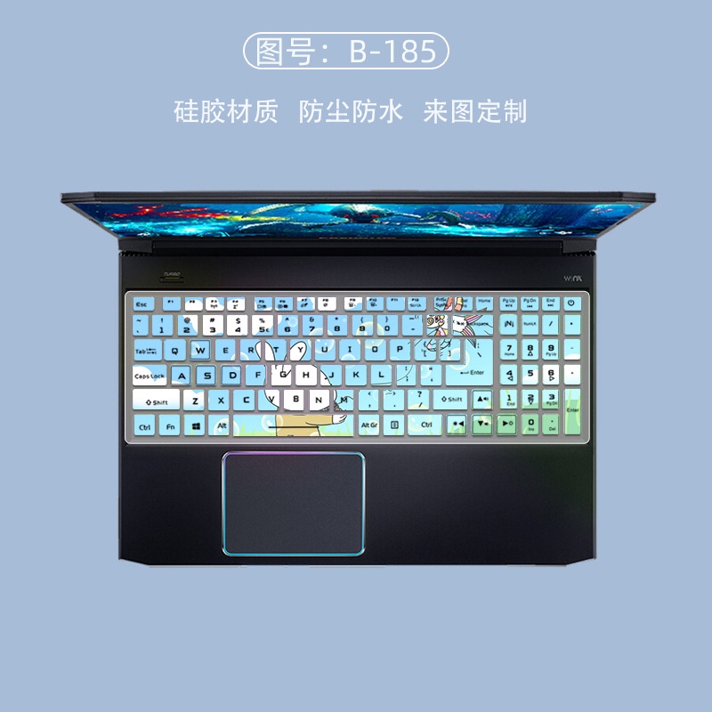 Phim Hoạt Hình Dán Bảo Vệ Bàn Phím Chống Bụi Cho Acer Nitro 5 AN515-45 AN515-55 42 51 51EZ 51BY 791P