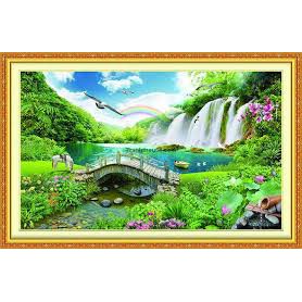 TRANH ĐÍNH ĐÁ PHONG CẢNH THIÊN NHIÊN GIAO HÒA VS211