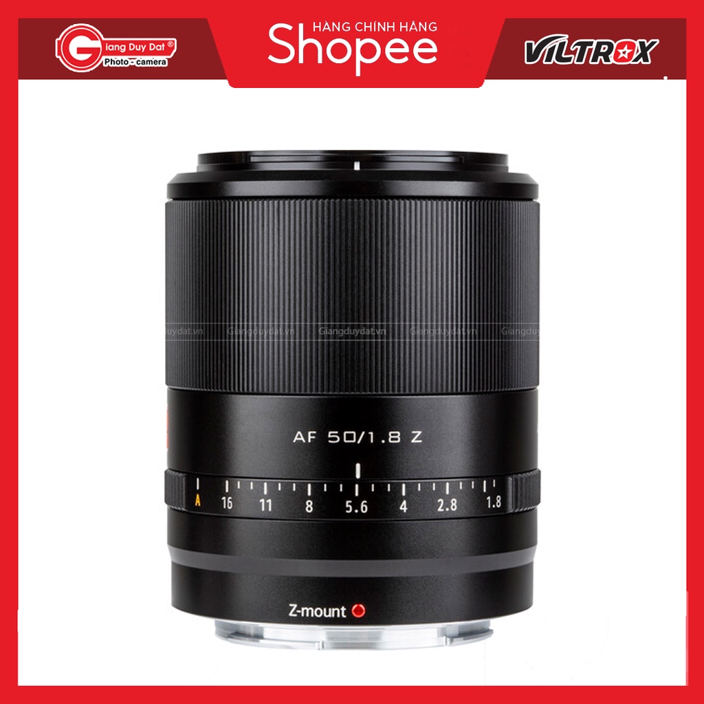 Ống Kính Viltrox AF 50mm f/1.8 Dành Cho Máy Ảnh Nikon Ngàm Z Chính Hãng