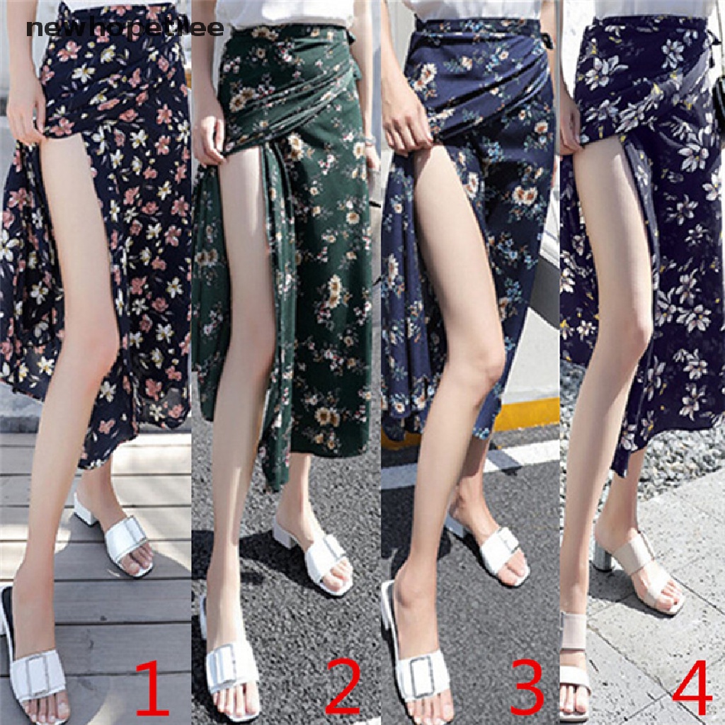 Chân Váy Voan Hoa Lưng Cao Thời Trang Dành Cho Nữ