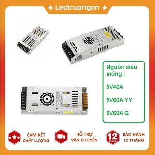 Nguồn led siêu mỏng 5V 40A G - Energy, 5V 60A G - Energy, 5V 60A - YouYi