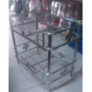Kệ Chén Inox 2 Tầng