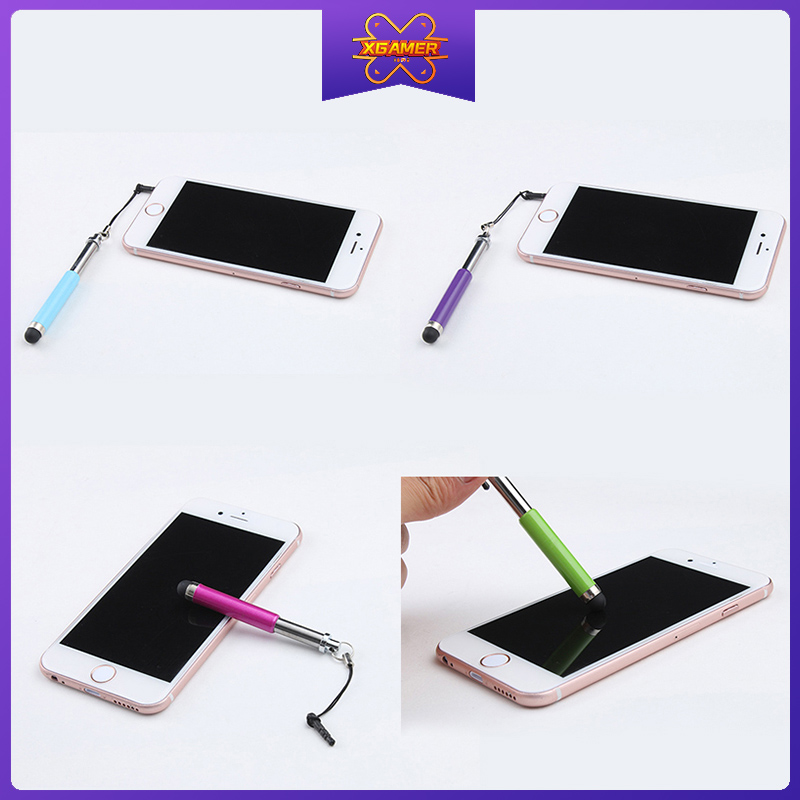 Xgamer Mini plastic touch screen pen with chain for mobilephone