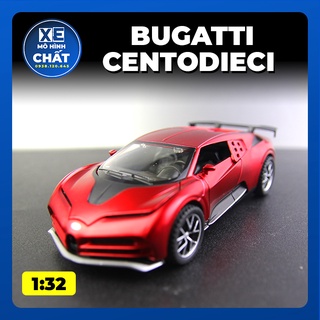 Xe mô hình tĩnh bằng kim loại bugatti centodieci tỉ lệ 1:32