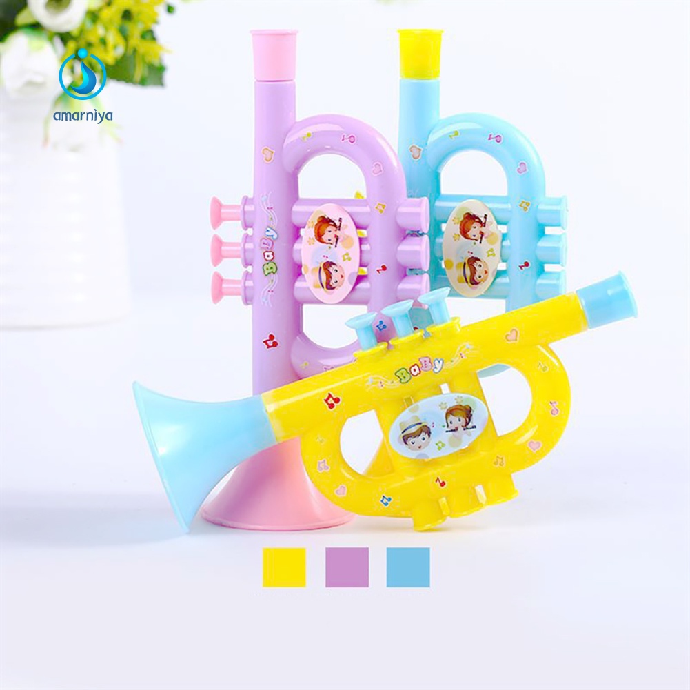 1 Kèn Trumpet Đồ Chơi Nhiều Màu Sắc Cho Bé