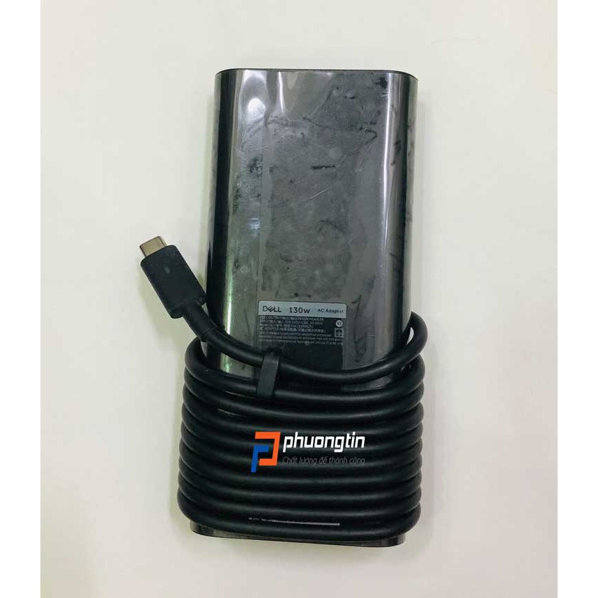 Sạc zin laptop Dell 130W USB Type C, Oval Dell XPS 15 9575 9570 Dell precision 5530 5540 5550 5560 5570