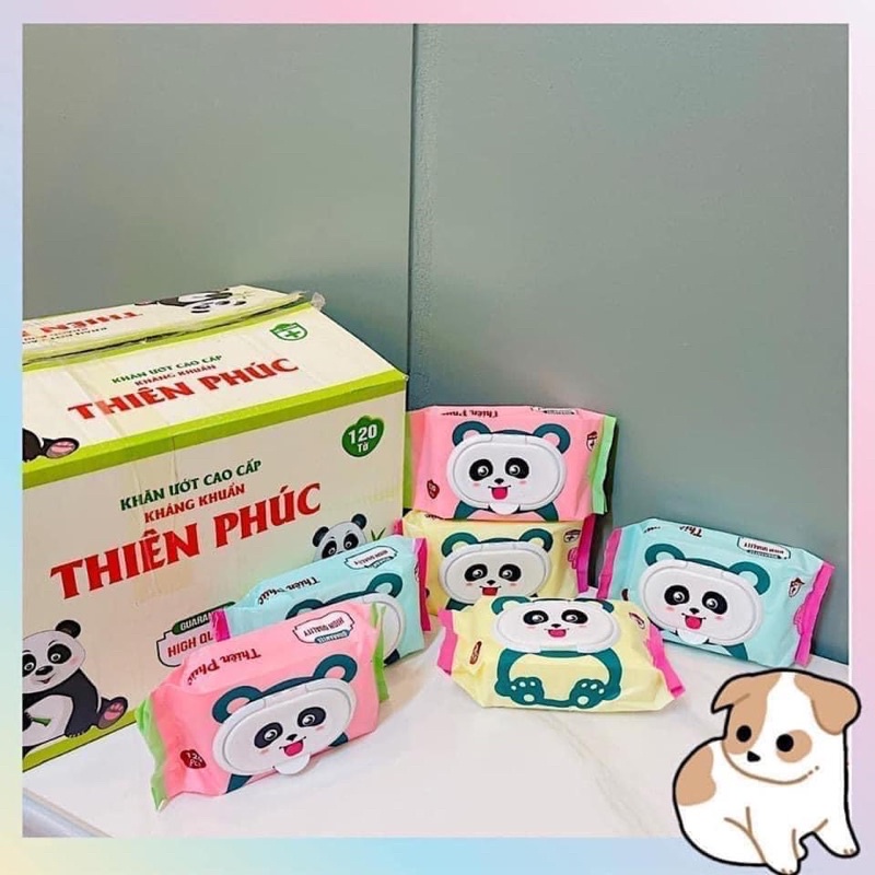 SET 5 GÓI KHĂN ƯỚT GẤU TRÚC