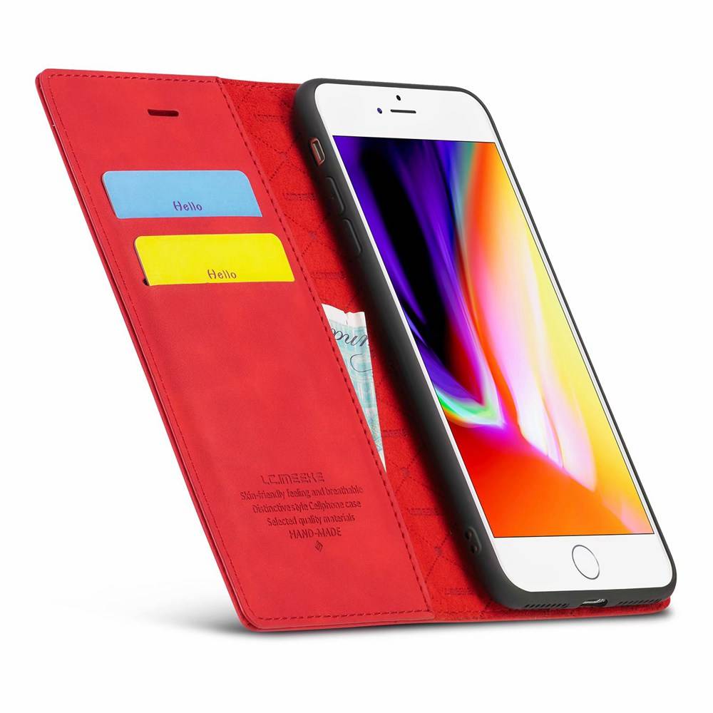 Bao da điện thoại nắp lật nam châm dạng ví thẻ 2 ngăn gấp đứng cho Iphone 6 6s 7 8 Plus SE 2020 X XS Max XR