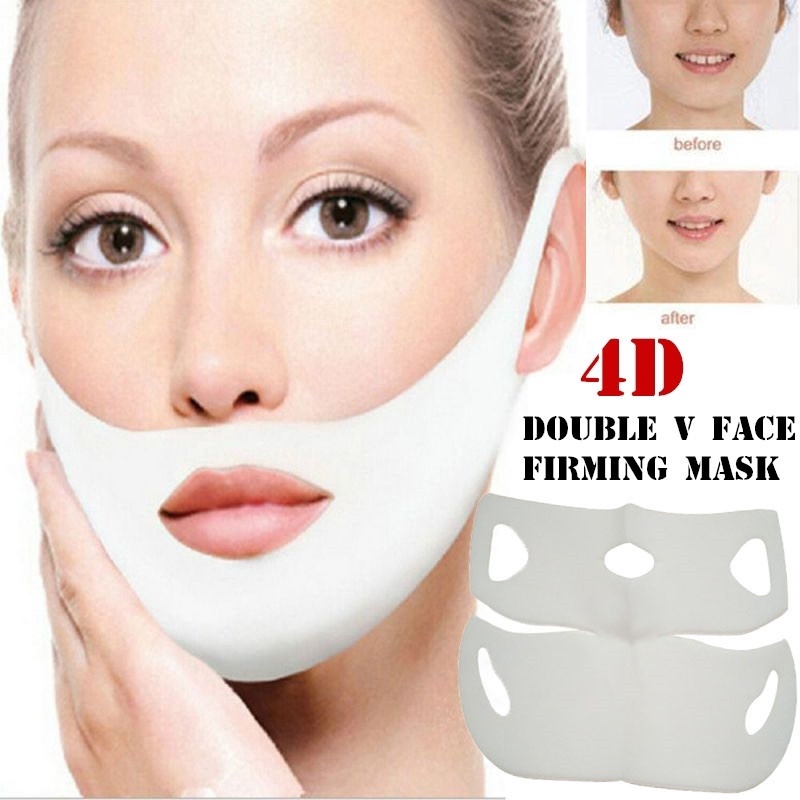 Mặt nạ nâng cơ làm thon gọn cằm tạo mặt chữ V chống nếp nhăn 4D