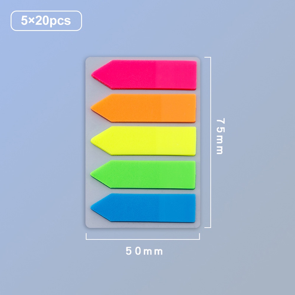 Mini Memo Pad Dấu trang Huỳnh quang Ghi chú Tự dính Chỉ mục Đã đăng Nó Lập kế hoạch Văn phòng phẩm Đồ dùng học tập Giấy dán