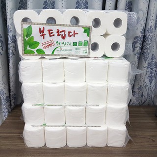 GIẤY VỆ SINH HÀN QUỐC 3 LỚP CAO CẤP (10 cuộn/ lốc) - HỎA TỐC