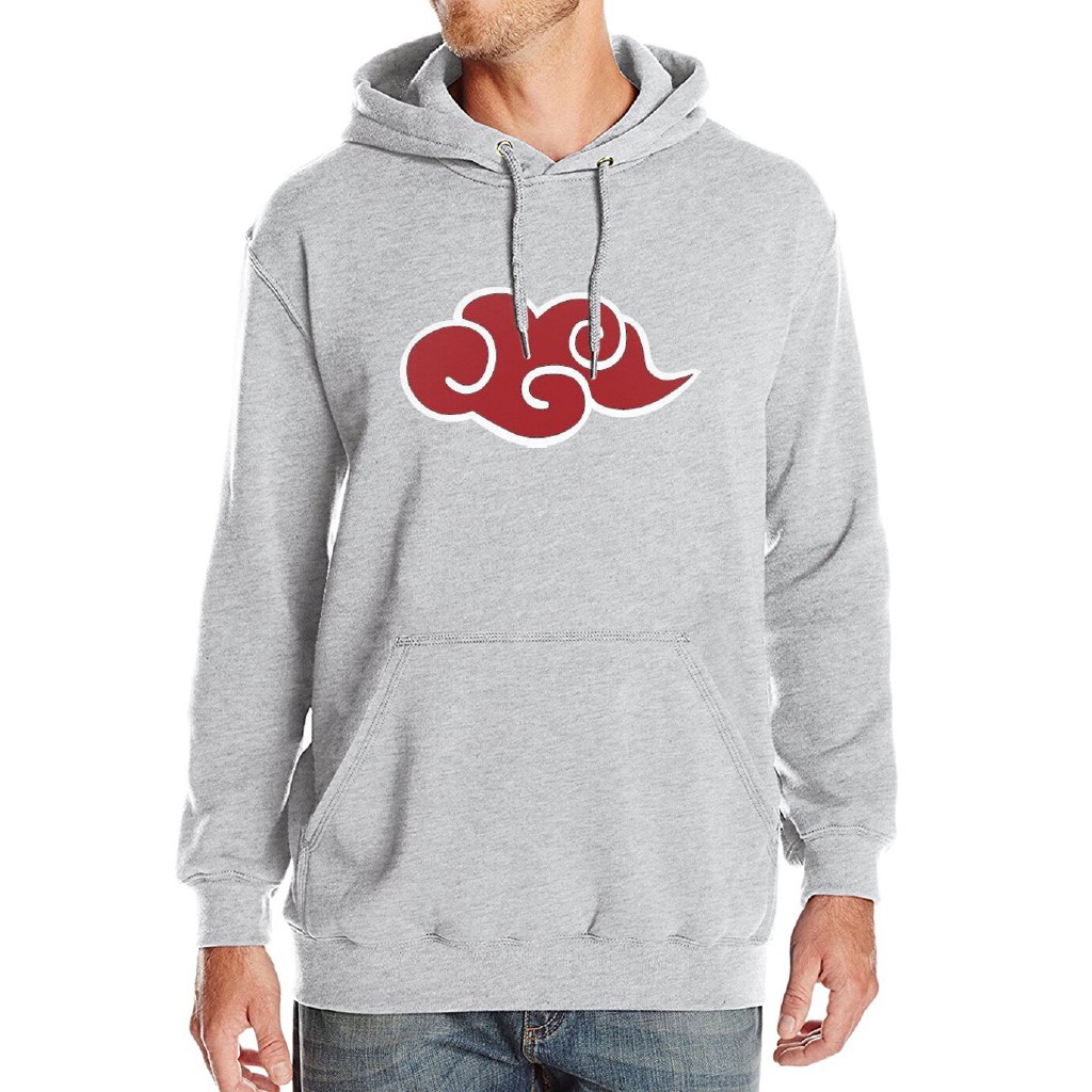 Mới Áo Hoodie Thể Thao In Họa Tiết Anime Naruto Akatsuki Đỏ Đám Mây Thời Trang Mùa Đông 2019 Cho Nam new ❣️