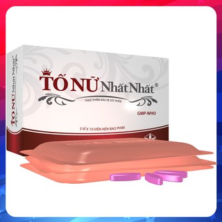 Tăng cường nội tiết tố nữ Tố Nữ Nhất Nhất (Hộp 3 vỉ x 10 viên) - Hạn sử dụng 2023