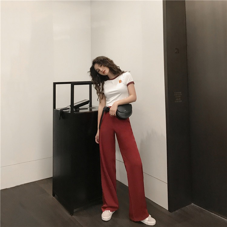 Quần tây suông eo chun mặt sau (Q70) – Hàng có sẵn