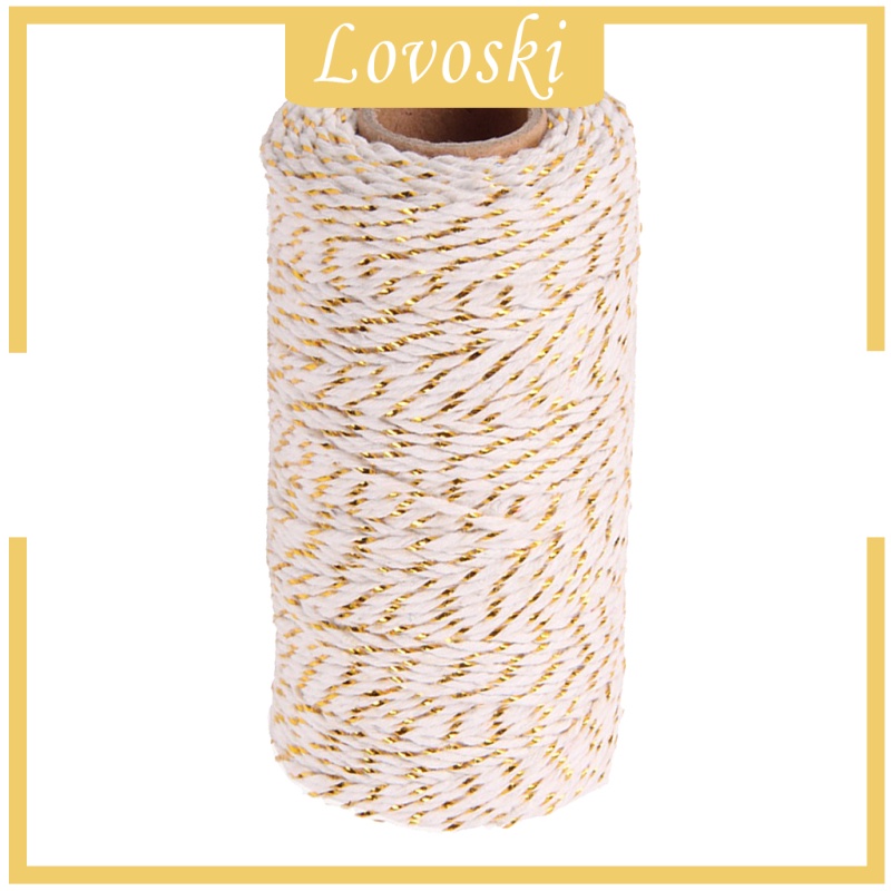 Cuộn Dây Thừng Cotton Màu Tím Nhạt 328 Feet (100m)