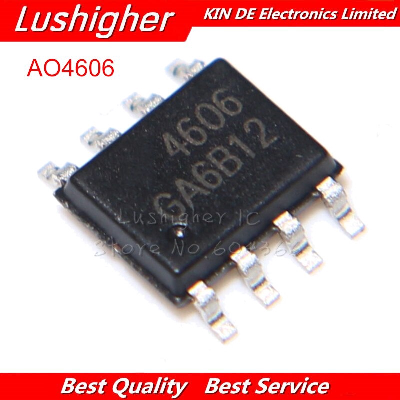 10 chiếc AO4606 SOP8 4606 SOP A04606 SMD MOSFET ĐIỆN Mới và Nguyên Bản