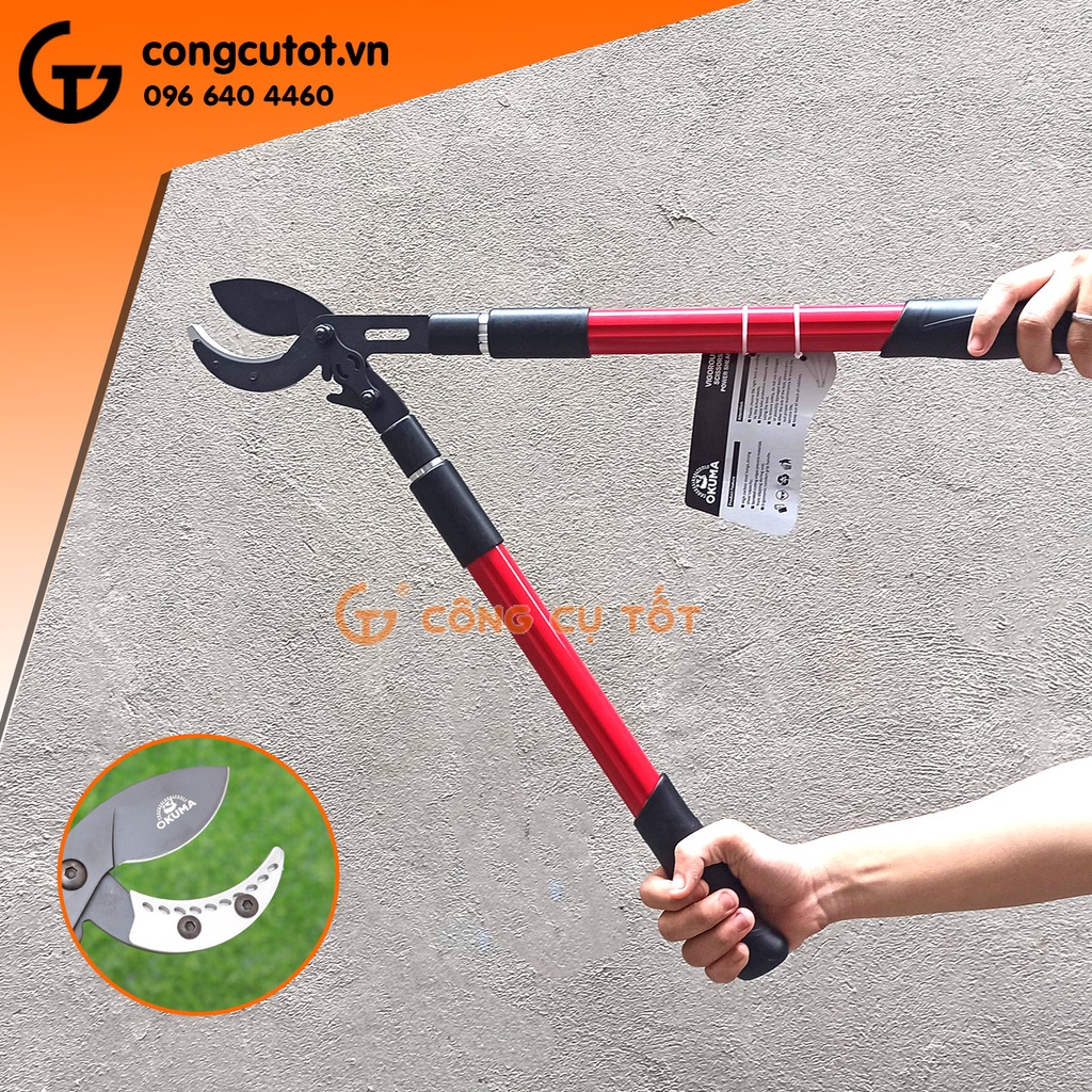 Kéo cắt cành cộng lực OKUMA
