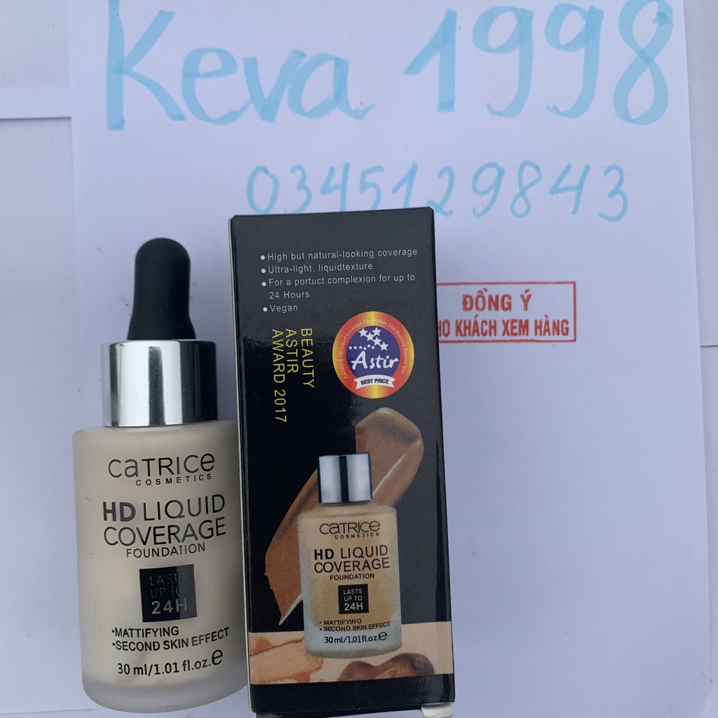 KEM NỀN CATRICE HD LIQUID COVERAGE FOUNDATION LASTS UP TO 24H | BigBuy360 - bigbuy360.vn