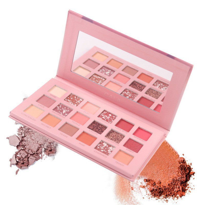 [Hàng mới về] 18 Colors Bảng Phấn Mắt Nhũ Moji Nude For Party Hàng Nội Địa Trung | BigBuy360 - bigbuy360.vn