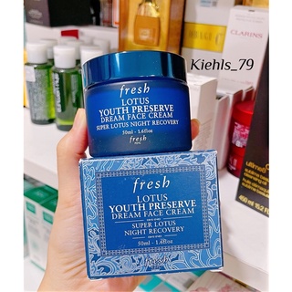 Kem dưỡng ban đêm Fresh Lotus Youth Preserve Dream Face Cream