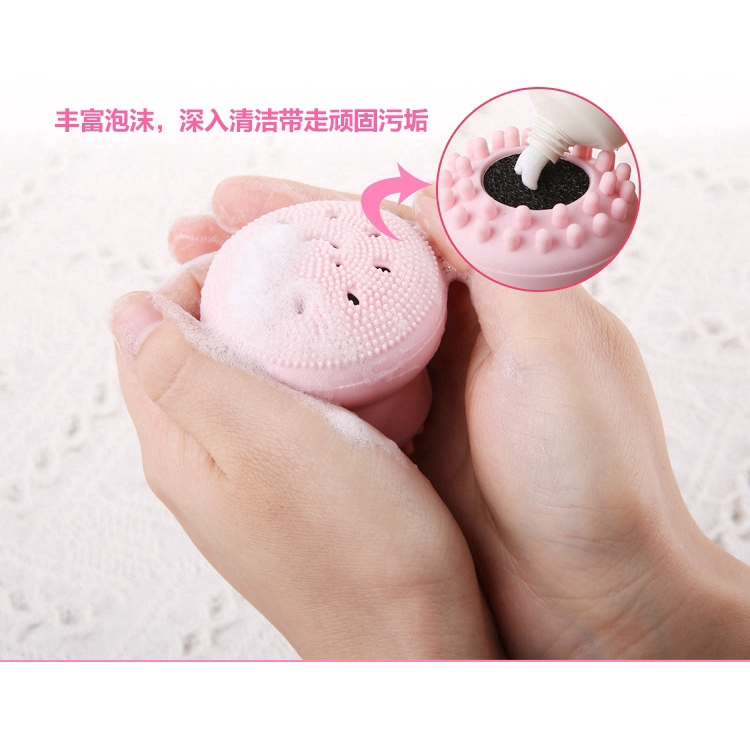 Cọ Rửa Mặt Bằng Silicone Hình Bạch Tuộc Nhỏ Gọn TIện Lợi | BigBuy360 - bigbuy360.vn