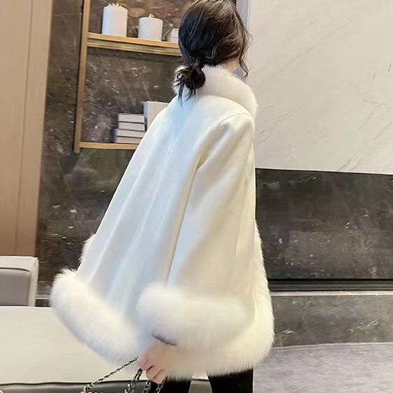 Áo khoác giả lông cáo thời trang mùa đông mới dành cho nữ phiên bản han 2021
 | BigBuy360 - bigbuy360.vn