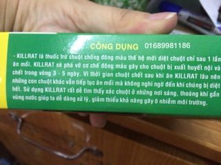 Thuốc diệt chuột Killrat