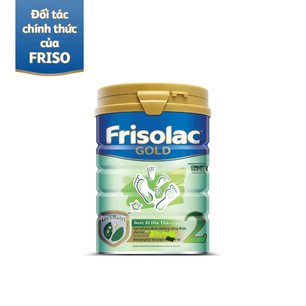 (HOÀN 10%)  Sữa Frisolac Gold 2, 400g, Hà Lan FrieslandCampina