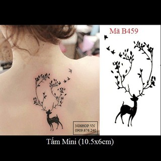 Xăm dán Tattoo hưou B459