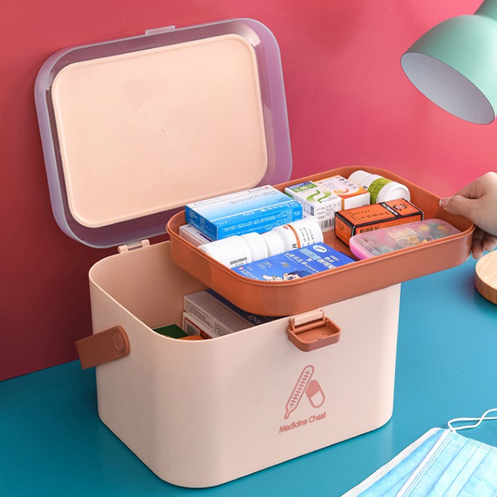 hộp đựng thuốc gia đình, hộp đựng dụng cụ y tế, tủ thuốc đa năng tiện ích