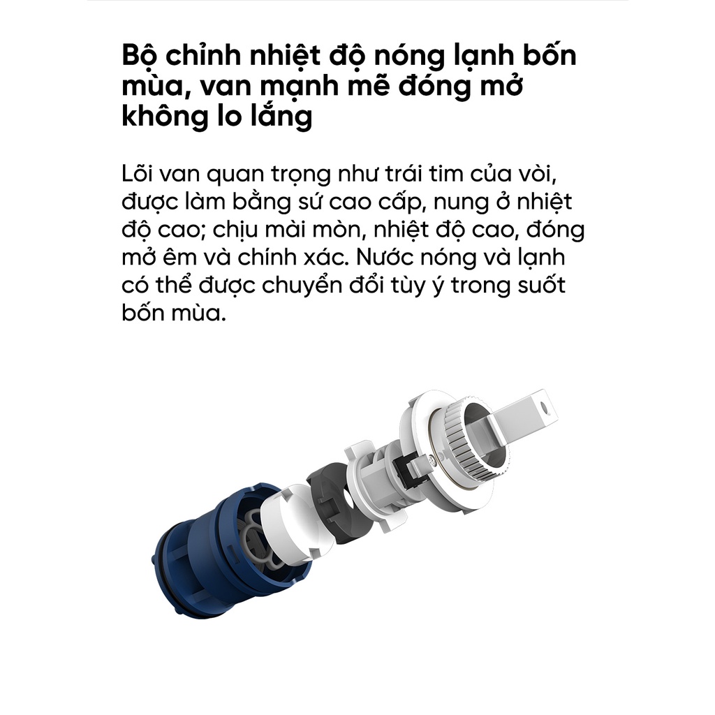 Vòi chậu rửa mặt nóng lạnh DIIIB DXMP005