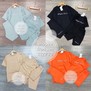 BỘ ĐỒ ĐÔI CHO MẸ VÀ BÉ FLIGHT MODE QUẦN LỬNG SIÊU HOT