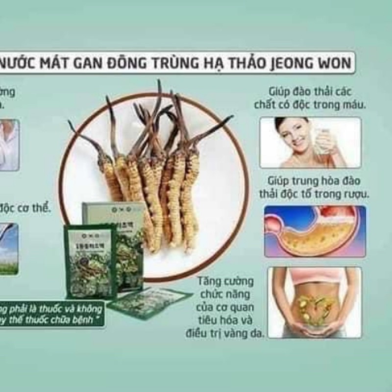 Nước Bổ Gan Đông Trùng Hạ Thảo Jeong Won Hàn Quốc