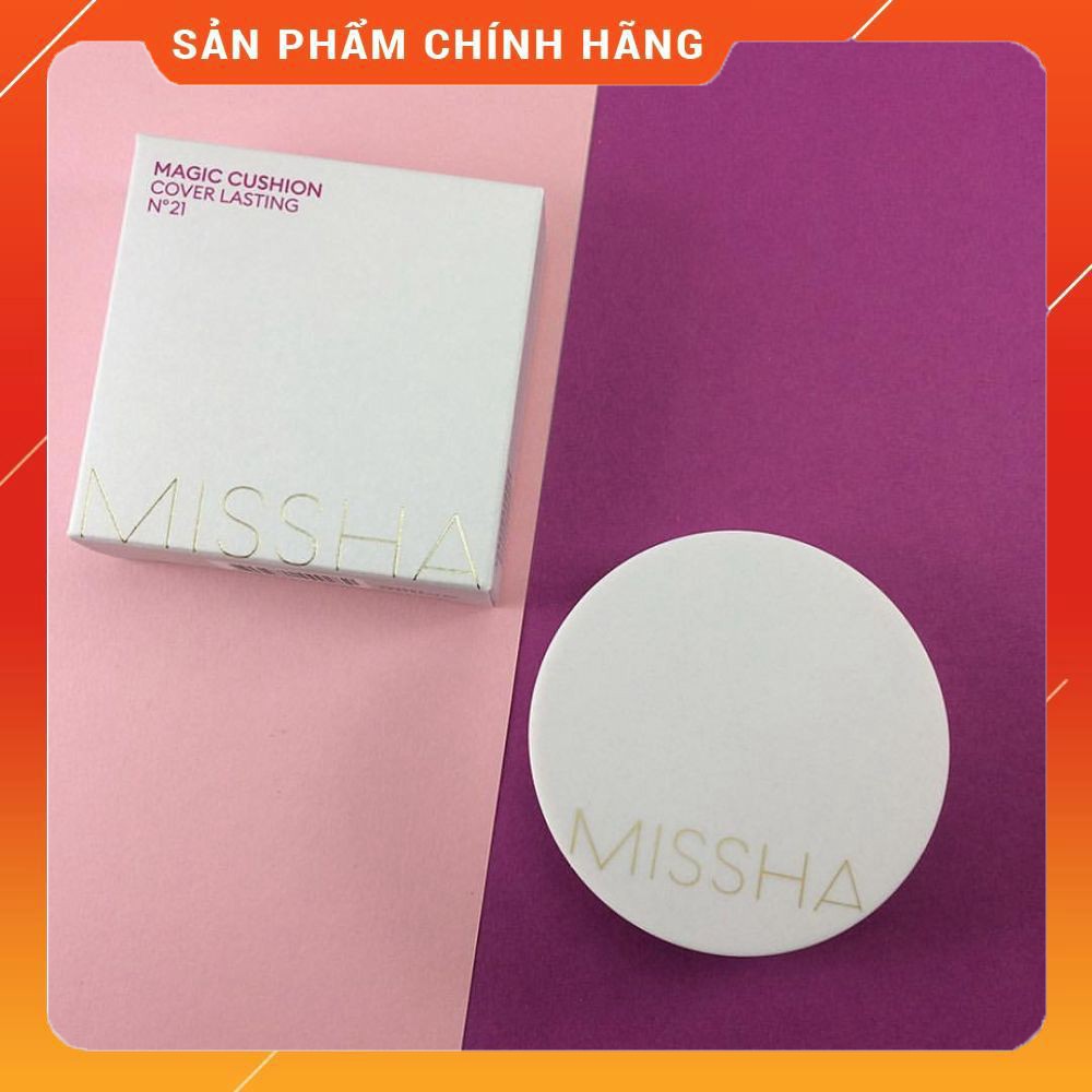 Phấn Nước Che Phủ Hoàn Kiềm Dầu Missha M Magic Cushion Cover Lasting SPF50+/PA+++ 15g