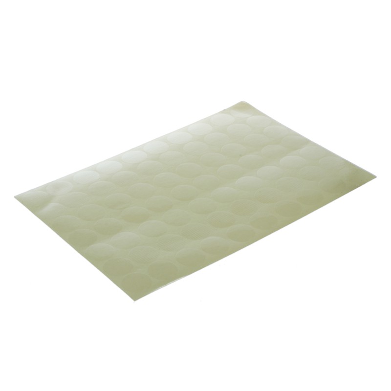 Bộ 1050 Sticker Dán Hình Tròn Trong Suốt Kích Thước 19mm